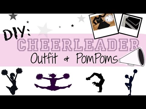DIY: Cheerleading Outfit + PomPoms DIY: Cheerleading Outfit + PomPoms