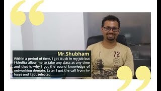 Mr Shubham Shares his Training Experience After Getting Placed in Infosys