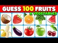 Guess the Fruit and Vegetable in 3 seconds 🍎🥑🍍 | EASY to IMPOSSIBLE