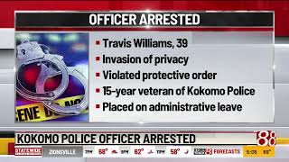 Kokomo, Indiana, police officer arrested