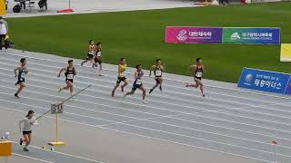 2022 제51회 전국종별육상대회 남중 100m  예선1-3조