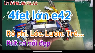 Kích điện tử 4fet lớn e42. Chuyên đánh bộ. Rô phi lóc lươn trê chạch.Rút cá nổi đẹp.Lh 0918.39.72.32