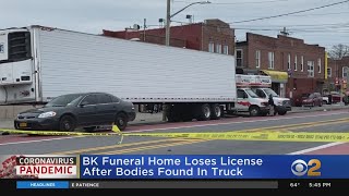 Brooklyn Funeral Home's License Suspended After Bodies Found In Truck
