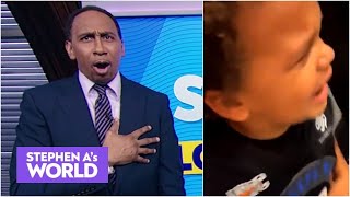 Stephen A. has some words of encouragement for Julius Randle's crying son | Stephen A's World
