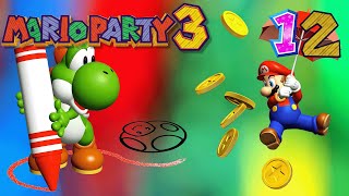 Mario Party 3 (Nintendo 64 / NSO) - Episode 12 - Waluigi's Island (Blind)