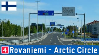 Finland: Highway 4 from Rovaniemi to the Arctic Circle