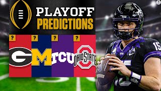 College Football Playoff PREDICTIONS Following TCU’s LOSS in Big 12 Championship | CBS Sports HQ
