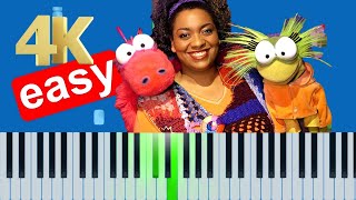 CBeebies - The Story Makers Theme Song (Slow Easy) Piano Tutorial 4K