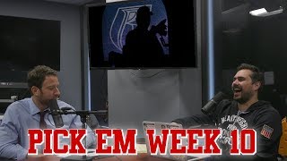 Barstool Pick Em Week 10 Slate