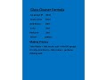 Glass Cleaner Formula