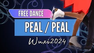 Elliana PEAL / Ethan PEAL (USA) | Junior Ice Dance Free Dance | Wuxi 2024