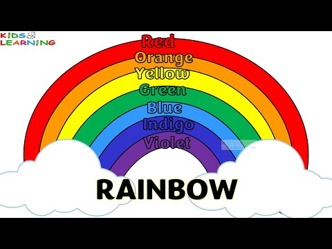 What are the 12 colors of the rainbow?