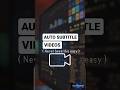 How to Add Subtitles to a Videos Automatically (2023) #shorts  #autosubtitles #viralshorts