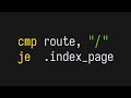Web in Native Assembly (Linux x86_64)