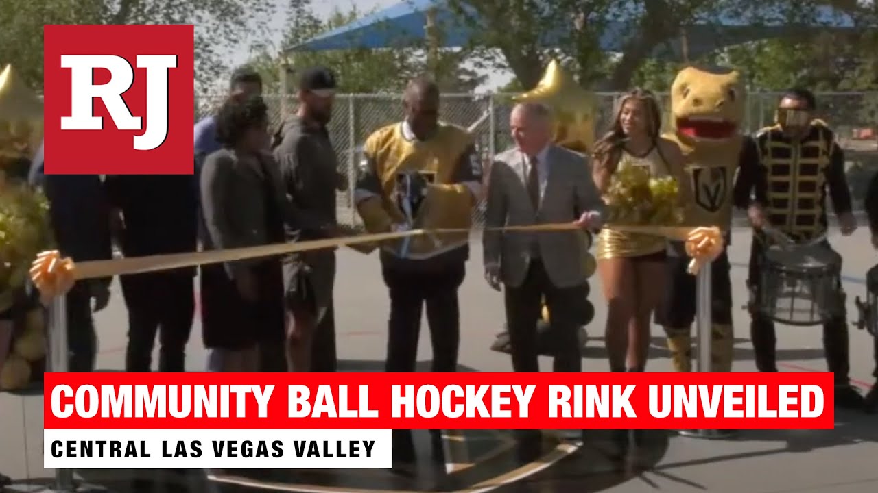 Las Vegas Ball Hockey Rink Ribbon-cutting - YouTube