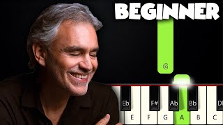 Time To Say Goodbye - Andrea Bocelli | BEGINNER PIANO TUTORIAL + SHEET MUSIC by Betacustic