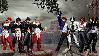 [KOF Mugen] Iori Yagami Team vs Kyo Kusanagi Team