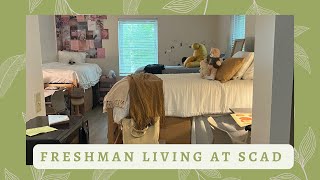 scad turner house room tour and freshman living tips