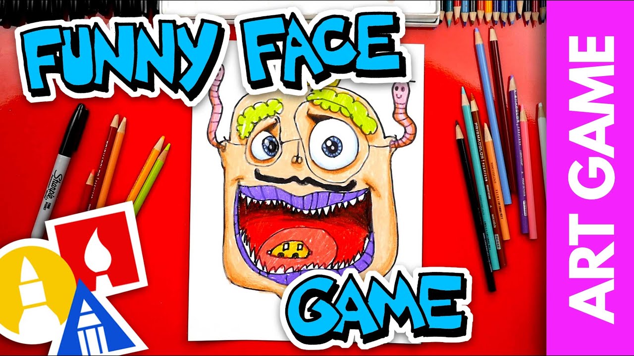 Art Game Funny Face Challenge Youtube