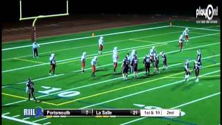 2012 RIIL Division 1 Football Semifinals- LaSalle Academy vs Portsmouth