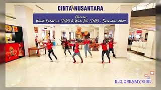 cinta Nusantara, choreo@wiwikkatarina9423 \u0026 wati jiih Desember 2024 demo RLD dreamy girl