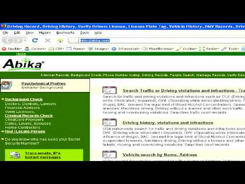 Internet Uses : Tracking a License Plate Number Internet Uses : Tracking a License Plate Number