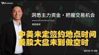 20191109 美股大盘等待Where、When？现在是做空大盘的时机吗？(从技术、资金面对S\u0026P500做解读)