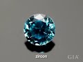 blue zircon by gia