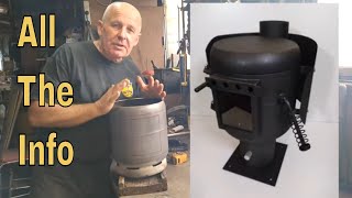 Make the BEST Gas Bottle Wood Stove!