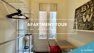 Apartment Tour // Furnished  9.7m2 in Paris – Ref : 10621581