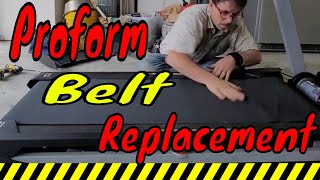 Proform ZT4 Treadmill Belt Replacement (No Unnecessary Dialogue)