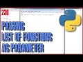 Learn Python functions - Pass list of functions as parameter