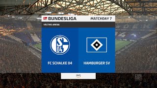 FIFA 22 | FC Schalke 04 vs Hamburger SV - Veltins-Arena | Full Gameplay