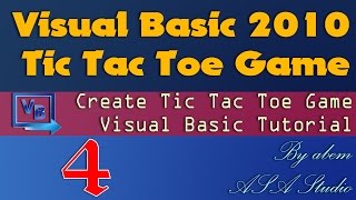 Visual Basic 2010 Tutorial, Create Tic Tac Toe Game, 4, Adding Function for 16 Button