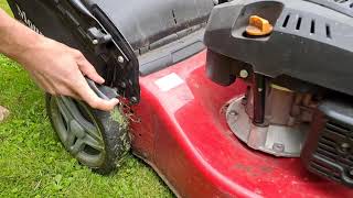 How to start a Mountfield S461PD lawnmower