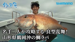 【釣り百景】#557 名手二人が攻略する　良型乱舞！山形県鶴岡沖の鯛ラバ