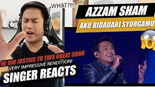 Azzam Sham - Aku Bidadari Syurgamu (Big Stage 2020) | SINGER REACTION