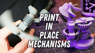 9 Satisfying 3D Print TimeLapses Of Mechanisms (Ender 3 and Kingroon KP3S 3D Printer)