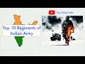 Top 10 Regiments of Indian Army 2018