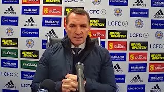 Leicester 0-2 Everton - Brendan Rodgers - Post-Match Press Conference
