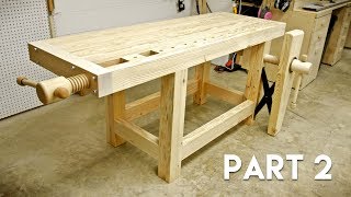 How To Build A Woodworking Workbench Part 2