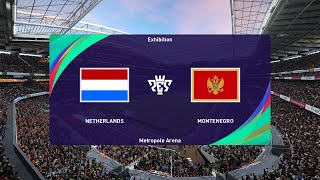 PES 2021 | Netherlands vs Montenegro - International Friendly | Full Gameplay