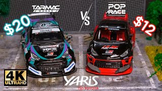 Tarmac Works VS Pop Race 1:64 - Toyota Racing Performer GR Yaris HKS & Advan l Cinema Shot 4K