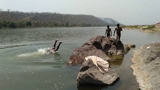 Swimming at Godavari River || Godiserial