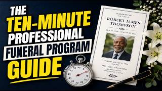 The Ten-Minute Professional Funeral Program Guide