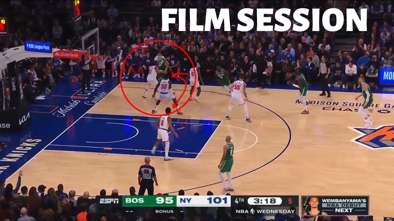 KNICKS Defensive Mistakes Vs. CELTICS | October 25, 2023 - YouTube