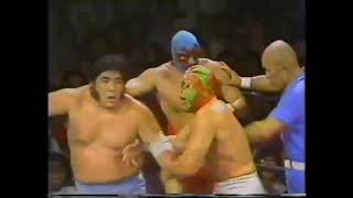 9.14.1978 - Mil Mascaras \u0026 Dos Caras vs Great Kojika Motoshi Okuma