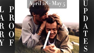 Larry Proof/Update  April 28 - May 5 #larrystylinson #onedirection #harrystyles