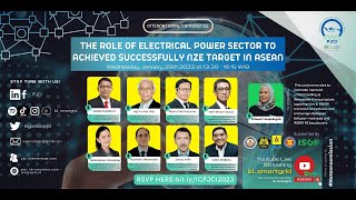 🔴PJCI International Conference- The Role of Electrical Power Sector to Achieved NZE Target in ASEAN