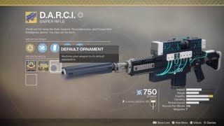 Destiny 2 Completed Masterworked DARCI Catalyst